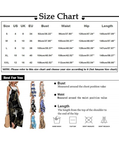 Women's Rompers,Printing Sleeveless Long Bib Pant Straps Tank Tops Romper Soft Long Pants Rompers with Pockets 2-white $13.24...