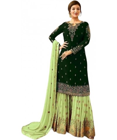 Indian/Pakistani Party Wear Wedding Wear Sharara Style Salwar Suit for Womens C $36.96 Suits