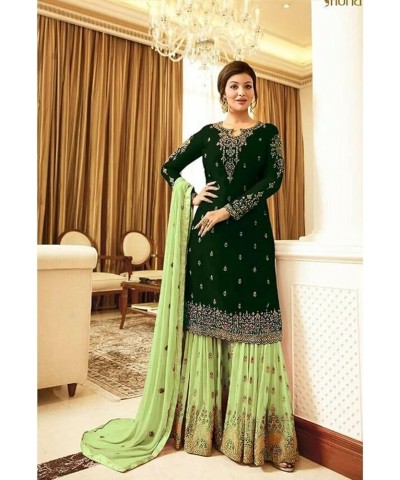 Indian/Pakistani Party Wear Wedding Wear Sharara Style Salwar Suit for Womens C $36.96 Suits