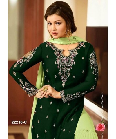 Indian/Pakistani Party Wear Wedding Wear Sharara Style Salwar Suit for Womens C $36.96 Suits