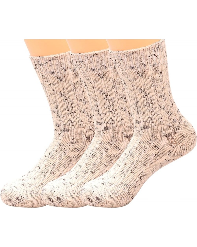 Women's Socks Cotton Knit Casual Crew Socks Thick Knit Warm Wool Slouch Socks Gift Socks for Women,Size 5-10W502 Multi-048 $1...