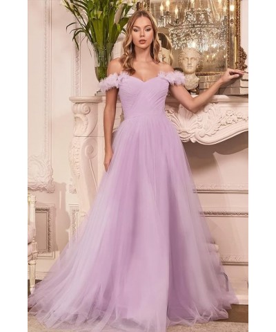 Off Shoulder Tulle Prom Dresses Long Corset Fairy Sweetheart Ruched Formal Evening Party Ball Gown for Women Plum $48.12 Dresses