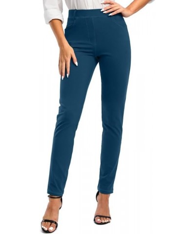 Womens Dress Pants with Pockets Business Casual Work Pants for Women Stretchy Skinny Slacks for Office 25" Inseam Navy $23.59...