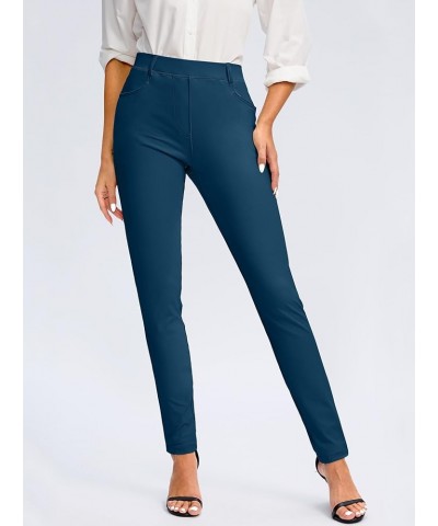 Womens Dress Pants with Pockets Business Casual Work Pants for Women Stretchy Skinny Slacks for Office 25" Inseam Navy $23.59...