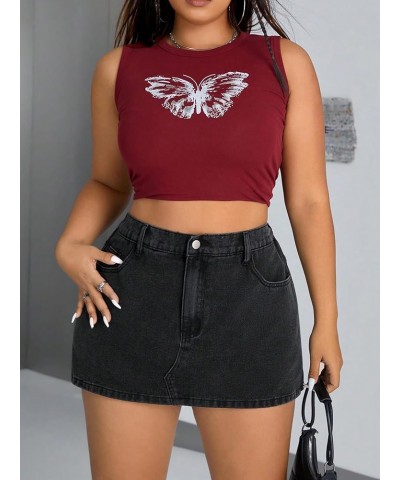 Women's Casual Wrap Button Front Asymmetrical Jean Denim Skort Skirt Shorts Black Jade $21.59 Skorts