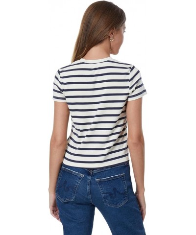 Women's Sadie Crew Ivory Dust/Deep Navy $44.82 Blouses