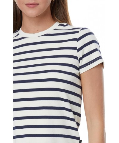 Women's Sadie Crew Ivory Dust/Deep Navy $44.82 Blouses