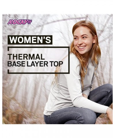 Women's Thermal Base Layer Top (Long John Underwear Shirt) Insulated for Outdoor Ski Warmth/Extreme Cold Pajamas One Pack Zig...