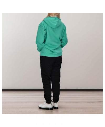 2 Piece Women Solid Color Hooded Sweatshirts and Pants Tracksuit Sport Suit Women Hoodie Tracksuit Joggers Pants Z4-green $17...