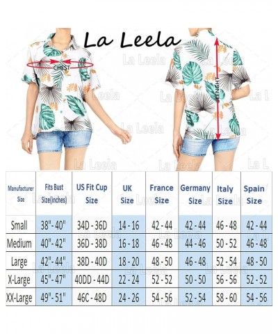 Button Down Shirt for Women Short-Sleeve Beach Party Vacation Summer Blouses Holidays Hawaiian Shirts for Women Upside Down P...