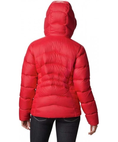 Women's Autumn Park Down Hooded Jacket Red Lily $32.55 Jackets