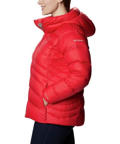 Women's Autumn Park Down Hooded Jacket Red Lily $32.55 Jackets