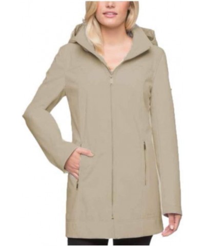 Ladies Long Softshell Jacket - Large - Beige $21.59 Jackets