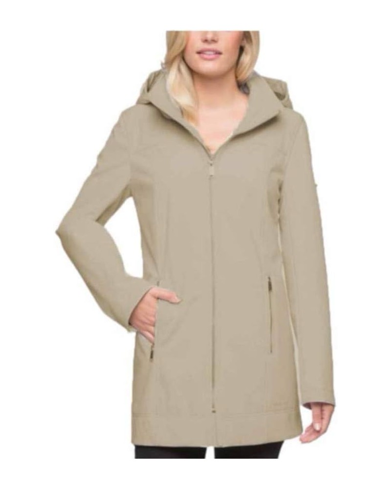 Ladies Long Softshell Jacket - Large - Beige $21.59 Jackets