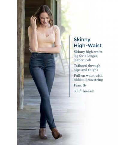 High Waist Jeans For Women, Indigo Distressed, 3X $28.67 Jeans