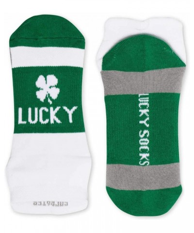 Inspirational Athletic Running Socks | Women's Woven Low Cut | Inspirational Slogans | Over 25 Styles Lucky Socks (Green) $8....