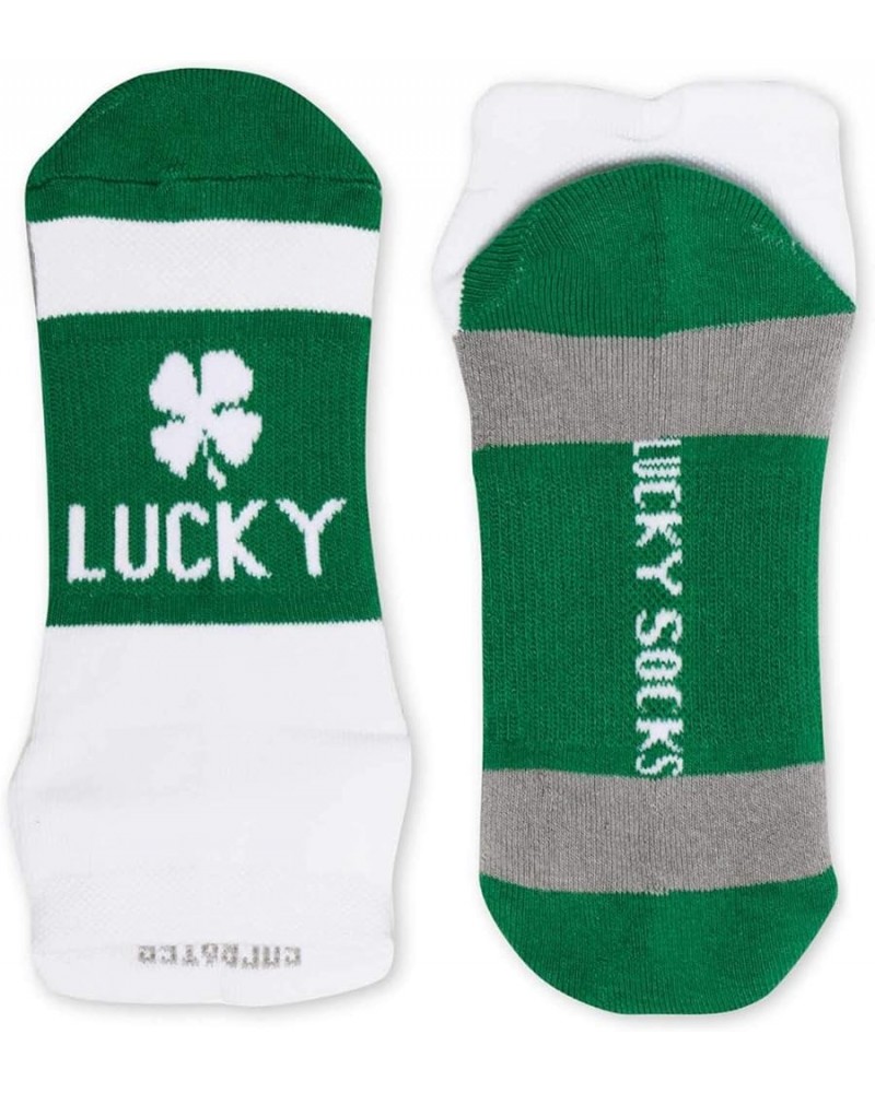 Inspirational Athletic Running Socks | Women's Woven Low Cut | Inspirational Slogans | Over 25 Styles Lucky Socks (Green) $8....