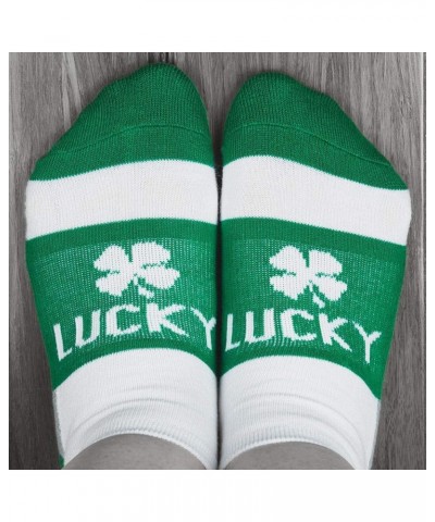 Inspirational Athletic Running Socks | Women's Woven Low Cut | Inspirational Slogans | Over 25 Styles Lucky Socks (Green) $8....