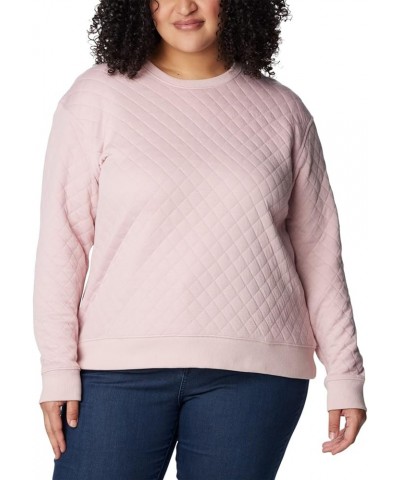 Women's Lodge Quilted Crew Dusty Pink $20.10 Activewear