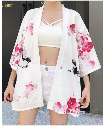 Women's Summer Loose fit Beach Japanese Kimono Cover up Style 39 $12.24 Swimsuits