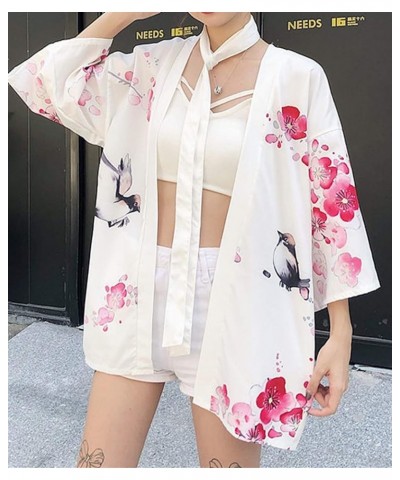 Women's Summer Loose fit Beach Japanese Kimono Cover up Style 39 $12.24 Swimsuits