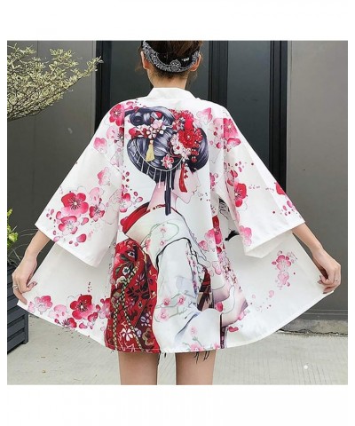 Women's Summer Loose fit Beach Japanese Kimono Cover up Style 39 $12.24 Swimsuits