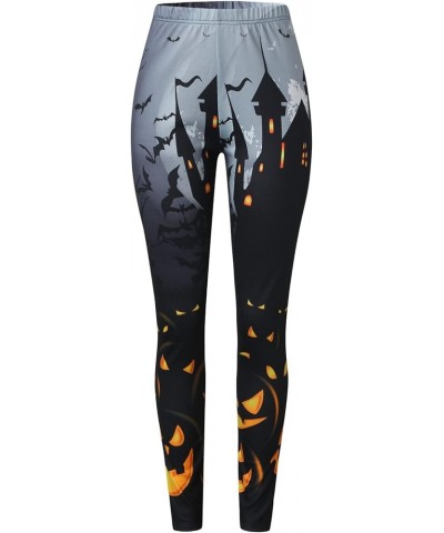 Fleece Lined Leggings Printed Pants Casual Elastic Slim Long Boot Women Pants Fleece Lined Leggings Navy-2 $8.91 Leggings