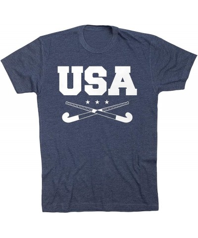 USA Field Hockey Short Sleeve T-Shirt | Field Hockey Tee | Youth and Adult Sizes Adult Navy $16.56 Tops