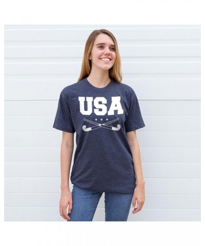 USA Field Hockey Short Sleeve T-Shirt | Field Hockey Tee | Youth and Adult Sizes Adult Navy $16.56 Tops