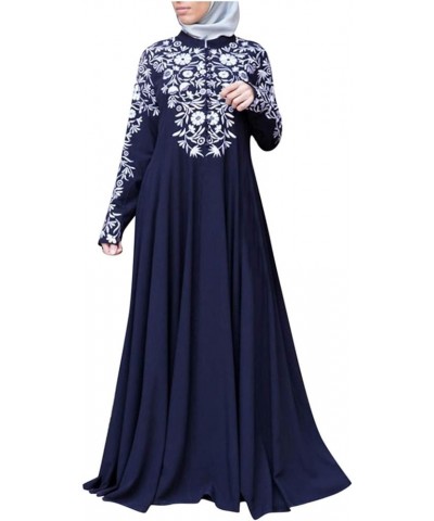 Muslim Clothes For Women Long Sleeve Islamic Veil Abaya SetMuslim Clothes For Men 4xl Satin Islamic Arab Maxi Dress Blue $21....