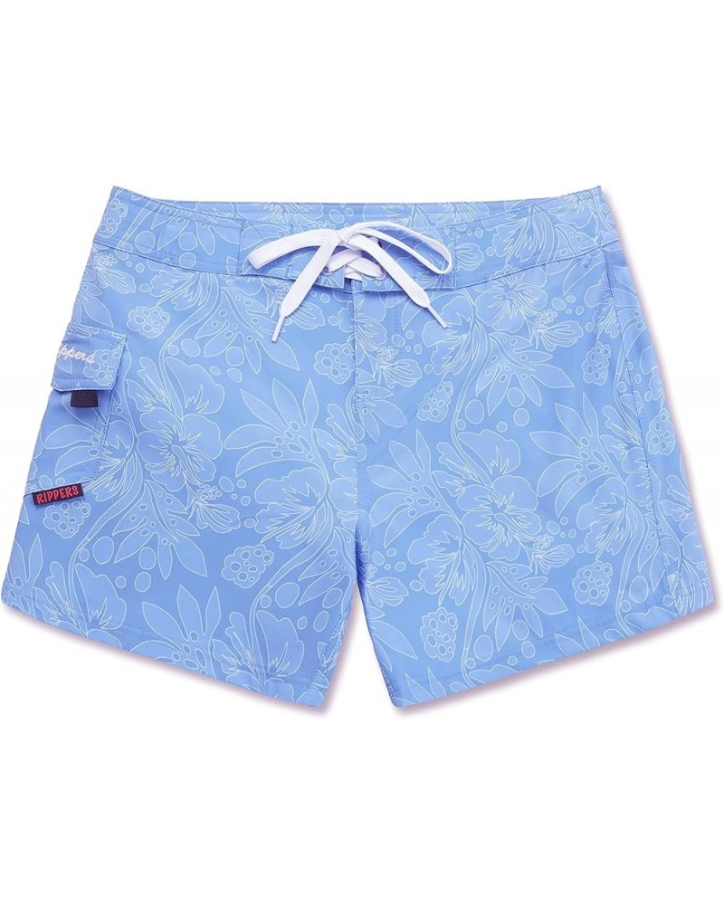 Women’s 5" 4-Way Stretch Swim Shorts Boardshorts Summer Bloom $20.23 Swimsuits