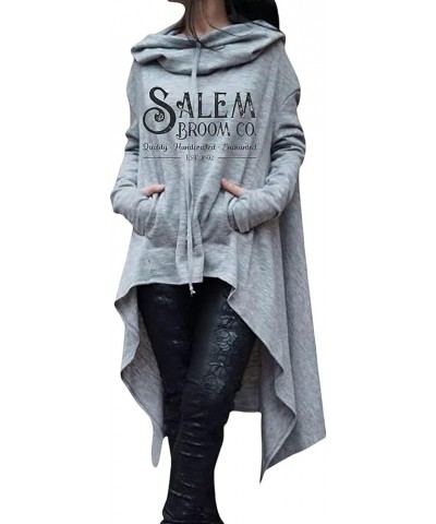 Womens Novelty Halloween Maxi Hooded Pullover Hoodie Dress Fall Spring Sweatshirt Dress with Kangaroo Pockets Color-07 $13.95...