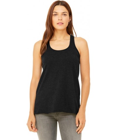 Ladies' Flowy Racerback Tank XL Black Heather $8.69 Tanks