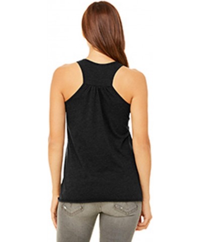 Ladies' Flowy Racerback Tank XL Black Heather $8.69 Tanks