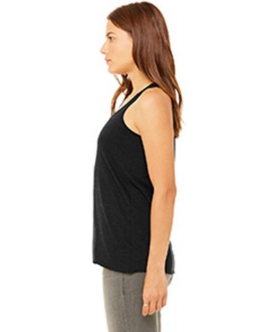 Ladies' Flowy Racerback Tank XL Black Heather $8.69 Tanks