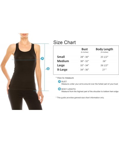 Women's Essential Basic Athletic Yoga Racerback Jersey Cotton Solid Workout Tank Top -Running, Exercise, Gym, Lounge Mauve $9...