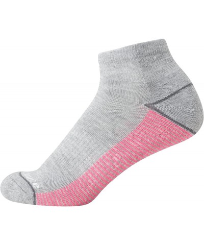 Women’s Athletic Socks - Cushioned Quarter Cut Ankle Socks (6 Pack) Grey Multi 4-10 $13.16 Activewear