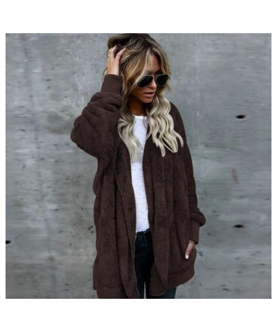 Winter Coats Plus Size Winter Coat Fashion Women Sweater Button Coat Hooded Pullover Tail Women's Cardigan Over Size Sweater ...