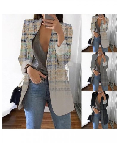 Blazer Jackets for Women Plus Size,Womens Casual Blazers Open Front Long Sleeve Lapel Collar Work Office Jacket,Blazers Y37bl...