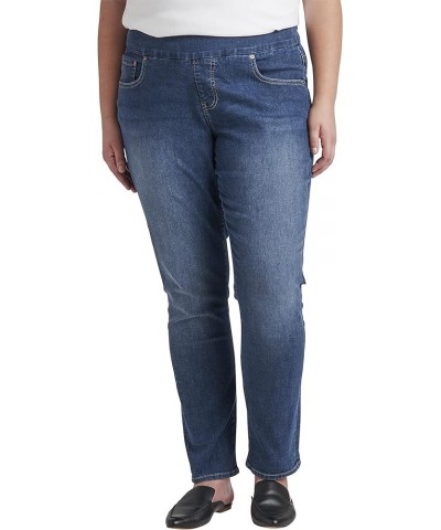 Women's Plus Size Nora Mid Rise Skinny Pull-on Jeans Durango $33.57 Jeans