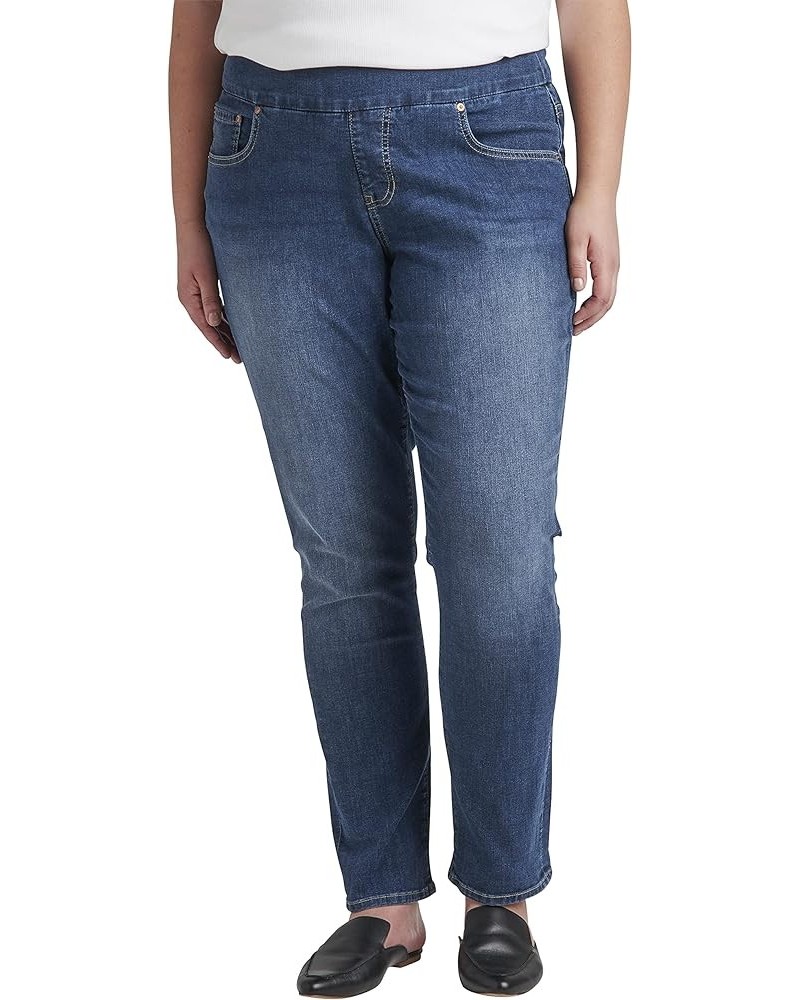 Women's Plus Size Nora Mid Rise Skinny Pull-on Jeans Durango $33.57 Jeans