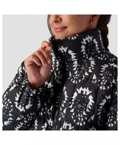 Printed Quilted Puffer - Women's Midnight Navy Nordic Print $23.60 Jackets