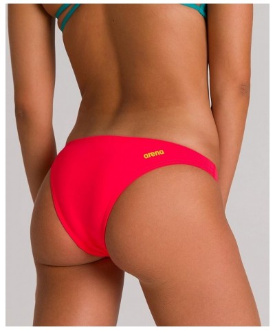 Women's Standard Rulebreaker Free Brief Bikini Bottoms Athletic Sport Swimsuit Fluorescent Red $11.16 Swimsuits