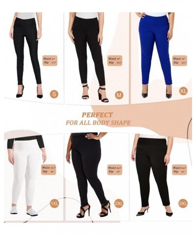 Women‘s Super Comfy Ultra Stretch with Full Elastic Waist Pull On Millennium Twill Pants Link 2 $15.86 Pants