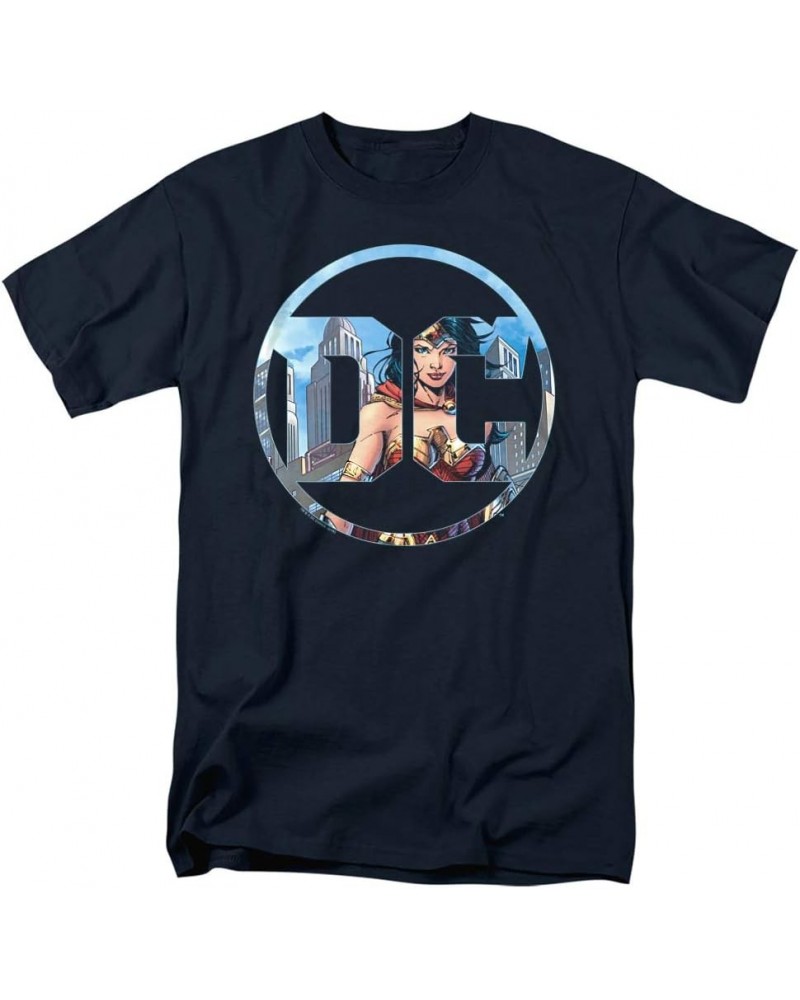 Classic Wonder Woman Logo T Shirt & Stickers Navy $12.17 Activewear