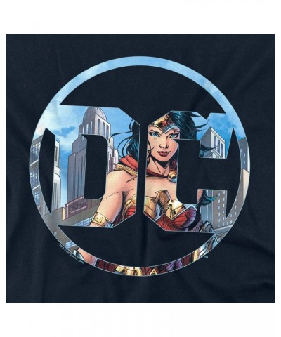 Classic Wonder Woman Logo T Shirt & Stickers Navy $12.17 Activewear