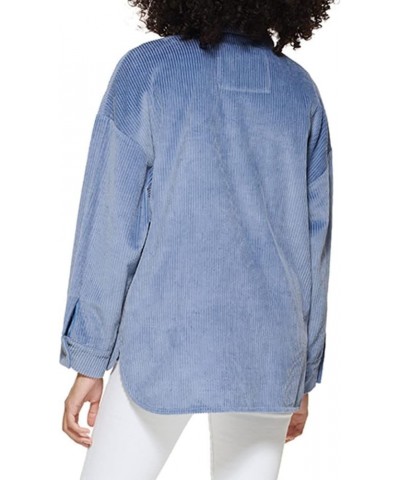 Women's Cotton Corduroy Shirt Jacket, Rose Mist, Small Country Blue $44.69 Jackets