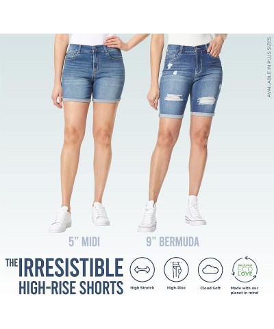 Women's Irresistible Denim Shorts High-Rise Insta Soft Juniors (Standard and Plus) Mel $5.05 Shorts