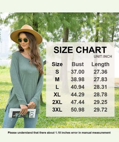 Womens Winter Casual Tunic Tops Long Sleeve Blouse Fall Crewneck Pullover Fashion Sweatshirt Cf-pink+pocket $15.89 Tops