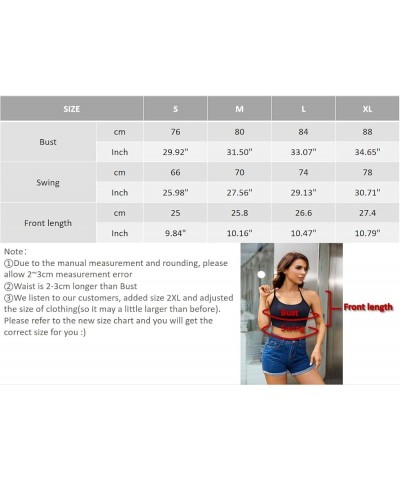 Women's Tie Backless Halter Crop Tops Summer Casual Sexy Sleeveless Corset Tank Top Dating Night Going Out for Teen Girls Bla...